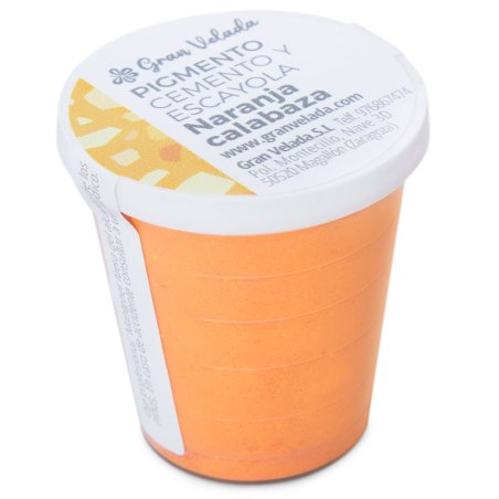 Pigment orange citrouille pour ciment et plâtre