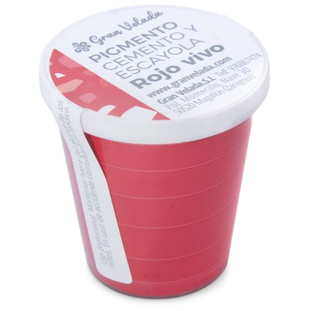 Pigment rouge vif pour ciment et plâtre