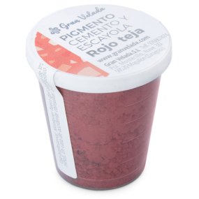 Pigmento rojo teja para cemento y escayola Pigmento rojo teja para cemento y escayola