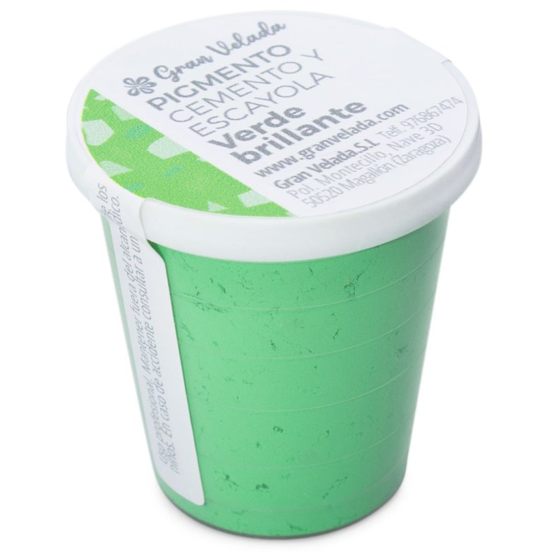 Pigmento verde brilhante para cimento e gesso