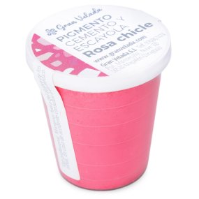 Bubblegum pigment rose pour ciment et plâtre