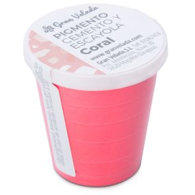 Pigmento coral para cemento y escayola Pigmento coral para cemento y escayola