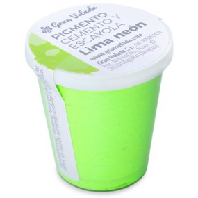 Pigmento verde lima neon para cemento y escayola