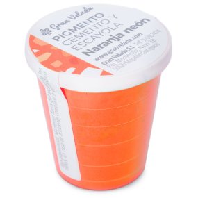 Pigmento naranja neon para cemento y escayola Pigmento naranja neon para cemento y escayola