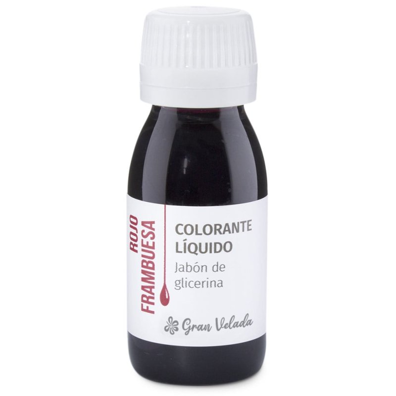 Corante sabao glicerina vermelho framboesa