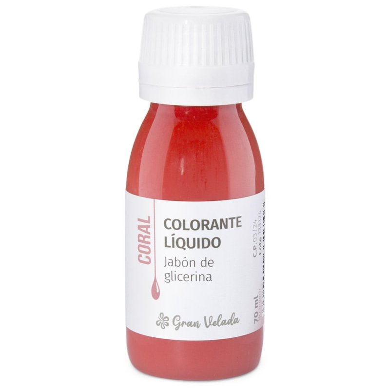 Colorant savon corail glycérine