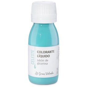 Colorante jabon glicerina celeste Colorante jabon glicerina celeste