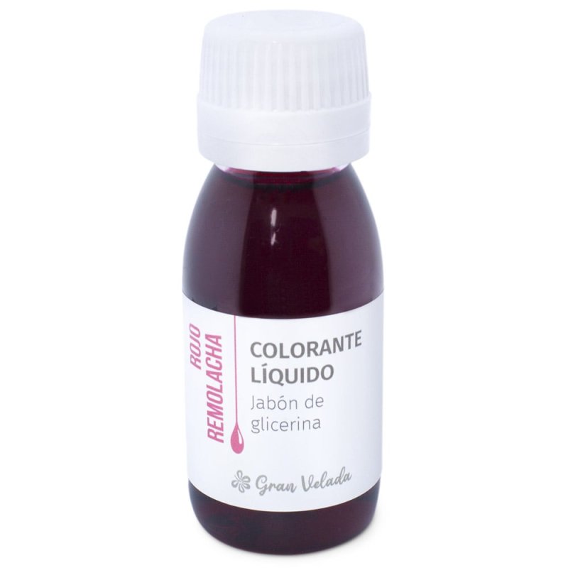 Corante sabao glicerina vermelho beterraba