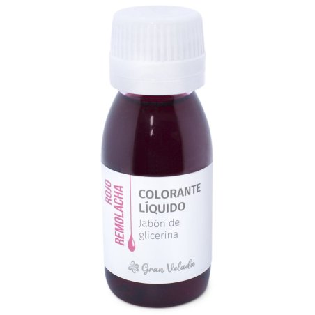 Corante sabao glicerina vermelho beterraba