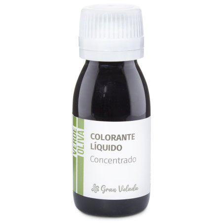 Colorant concentré liquide vert olive - 1