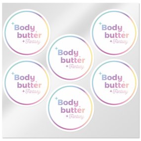 Adesivos body butter fantasy