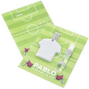 Cartão de campo de futebol grande para packaging