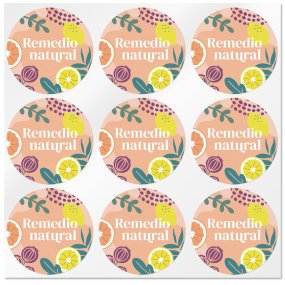 Pegatinas organic para remedio natural Pegatinas organic para remedio natural