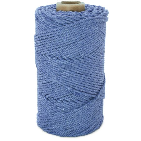 Cordão de algodão cor azul - 1