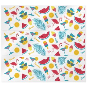 Adesivos summer para copos policarbonato