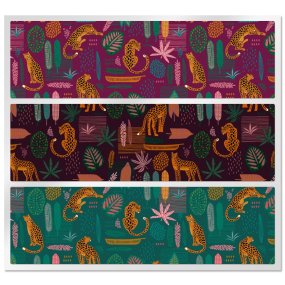 Adesivos tropical glam para vasos policarbonato