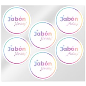 Adesivos para sabonete fantasy