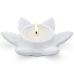 Moule porte-bougies fleur de lotus ouverte