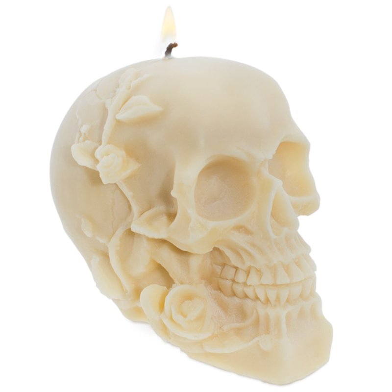 Moule de crâne avec des roses - 1