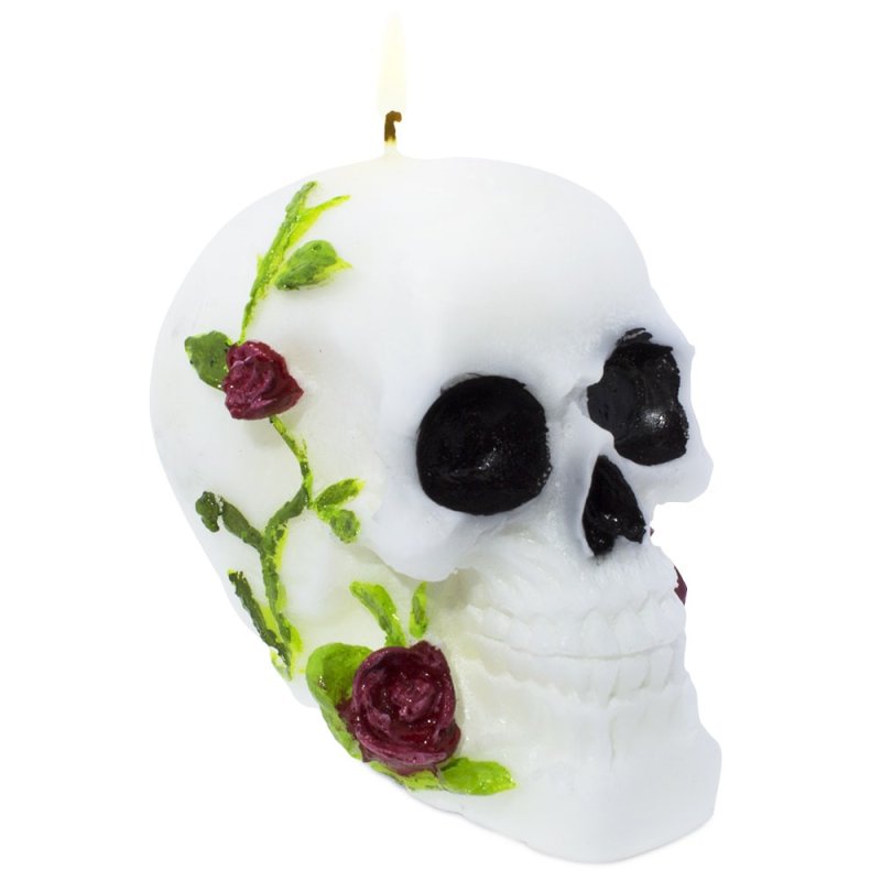 Moule de crâne avec des roses - 3