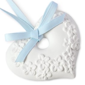 Ceramica perfumada corazon para colgar Ceramica perfumada corazon para colgar