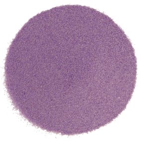 Areia fina de cor roxo mirtilo