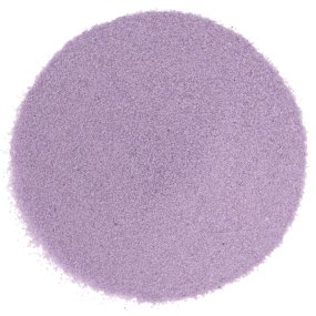 Areia fina de cor lavanda