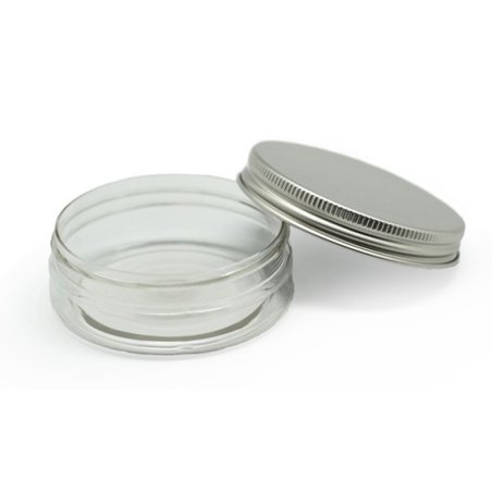 Tarro transparente 50 ml tapa aluminio - Tarro transparente 50 ml para cremas. Gran Velada - Envases para cosmética