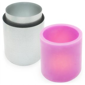 Molde metal fanal circular de 20 x 20 cm