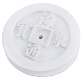 Molde suporte de incienso moeda do I Ching Molde suporte de incienso moeda do I Ching