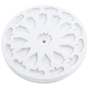 Molde suporte incienso roseta geometrica Molde suporte incienso roseta geometrica