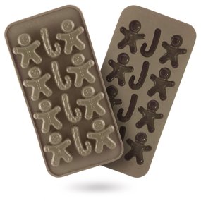 Molde muñecos de galleta y bastones Molde muñecos de galleta y bastones