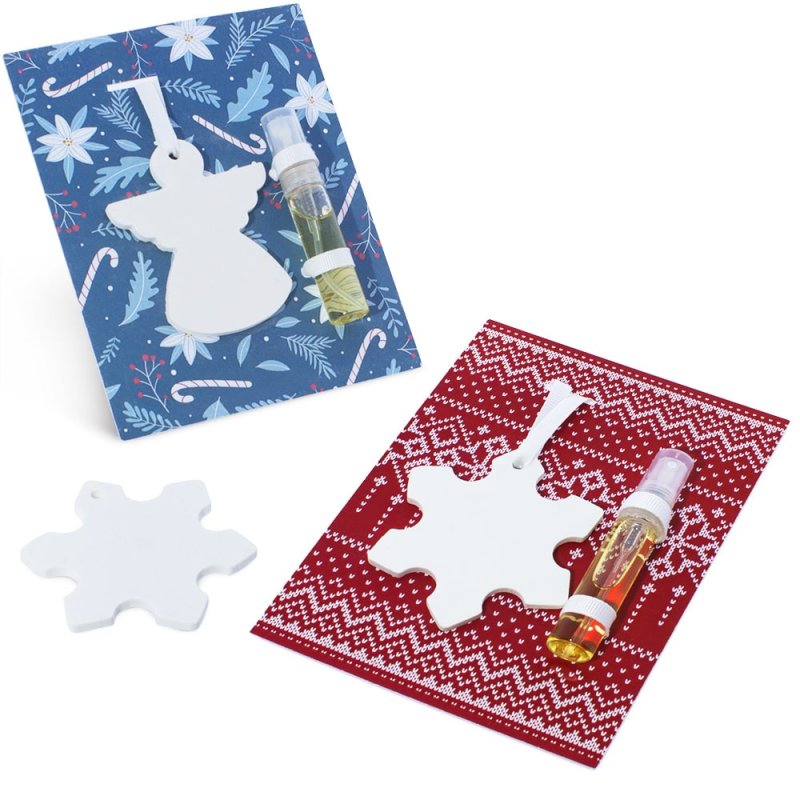 Kit como hacer ceramica perfumada de Navidad. Materiales e instrucciones - 1