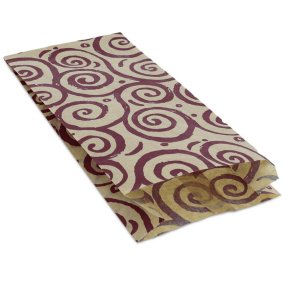 Saco papel kraft estampa marrom Saco papel kraft estampa marrom