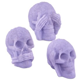 Molde 3 calaveras sabias Molde 3 calaveras sabias