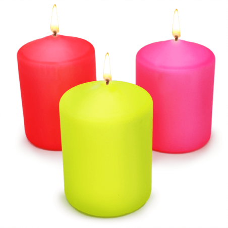 Barnices neon para velas y manualidades