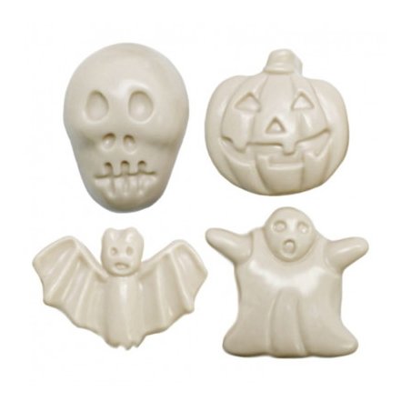Molde imanes 4 figuras terrorificas Halloween - Molde 4 figuras terrorificas de Halloween para hacer imanes. - Moldes de imanes 