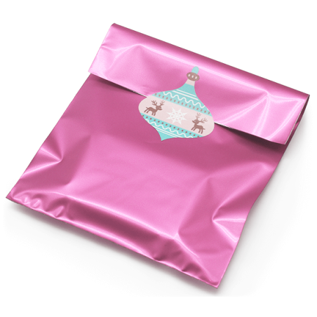Bolsas metalizadas rosas para packaging