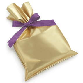 Saquinhos metalizados dourados Saquinhos metalizados dourados