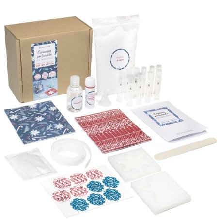 Kit como hacer ceramica perfumada de Navidad. Materiales e instrucciones - 2