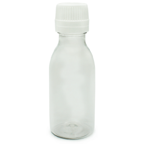 Garrafa basica pet 60 ml tampa obturador redutora inviolavel