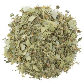 Feuille et fleur de tilleul