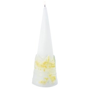 Molde cirio paisagem de natal