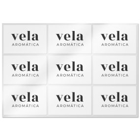 Adesivos de velas perfumadas Adesivos de velas perfumadas