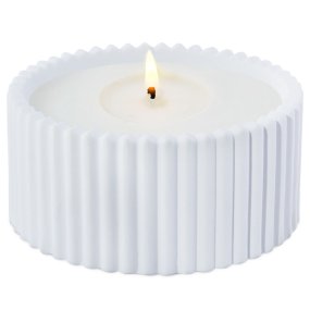 Molde recipiente a rayas para velas Molde recipiente a rayas para velas