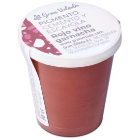 Pigment rouge bordeaux pour ciment et plâtre