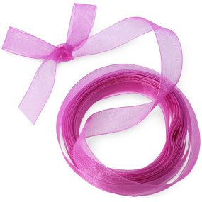 Cinta de organza fucsia Cinta de organza fucsia