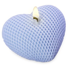 Molde coração com rede