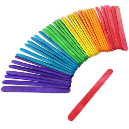 Petits bâtonnets peints pour les travaux manuels