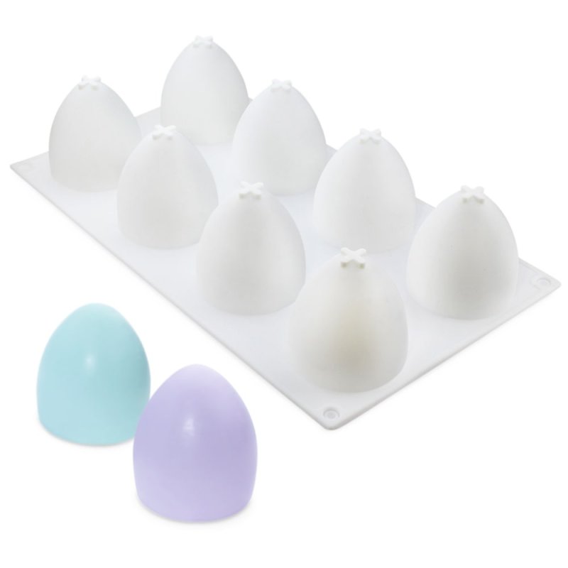 Molde de silicona 8 huevos